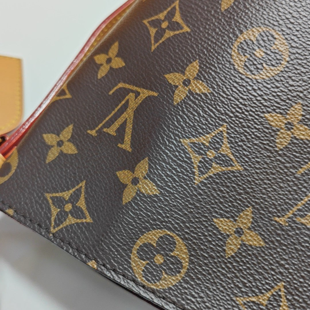 ALL IN Monogram Coated Canvas Brown
