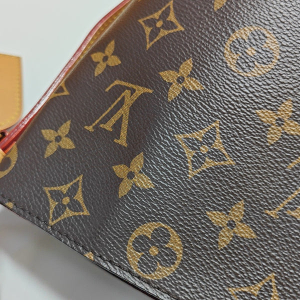 ALL IN Monogram Coated Canvas Brown