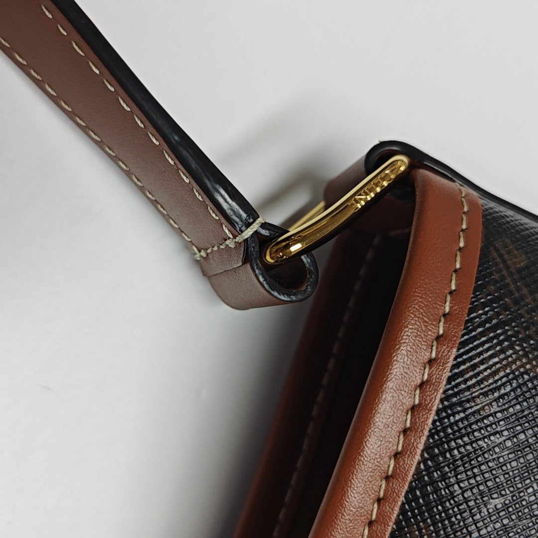 TRIOMPHE CANVAS Small Coated Canvas Brown