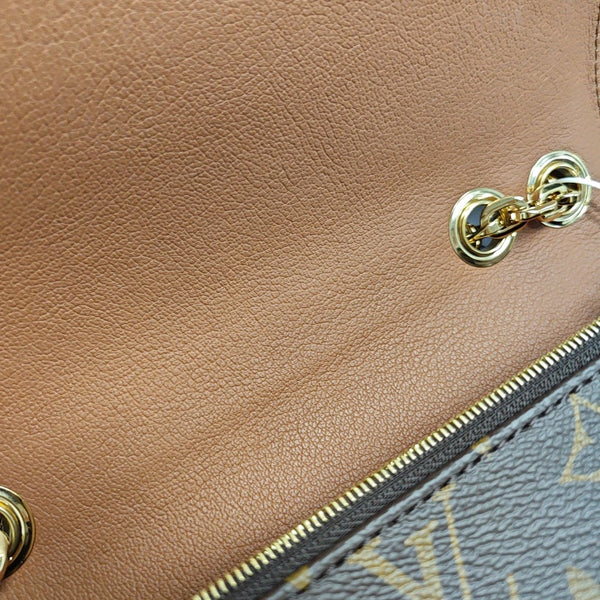MARCEAU Monogram Coated Canvas Brown