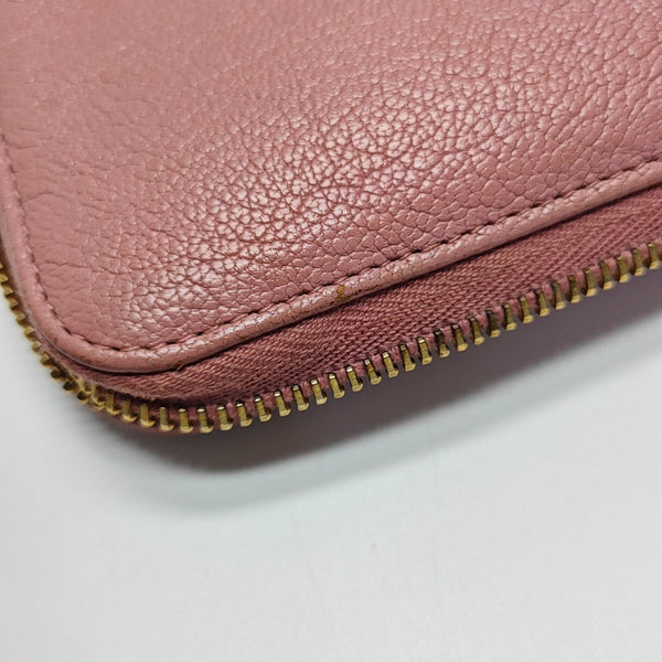 Calfskin Wallet Pink
