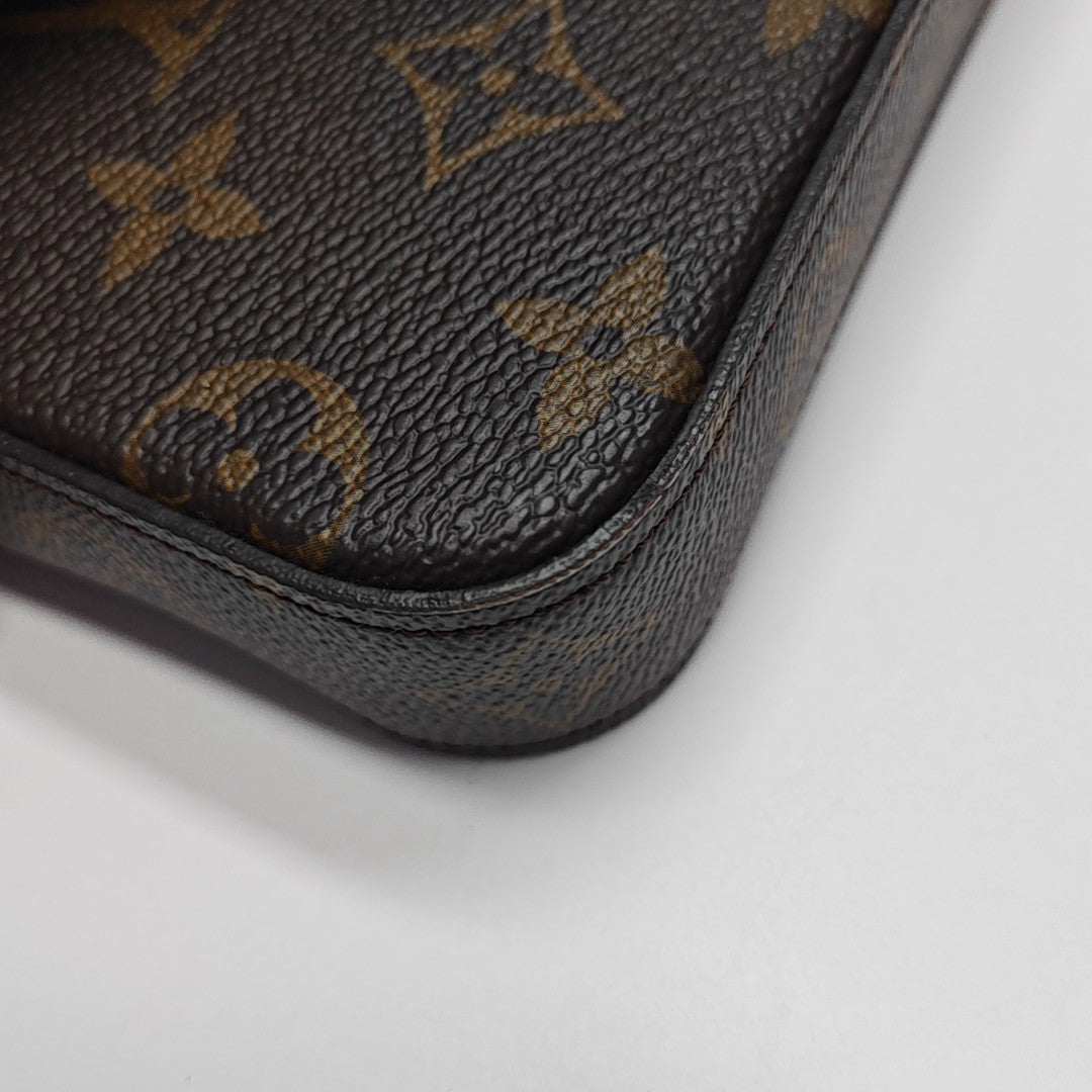 FÉLICIE Monogram Coated Canvas Brown