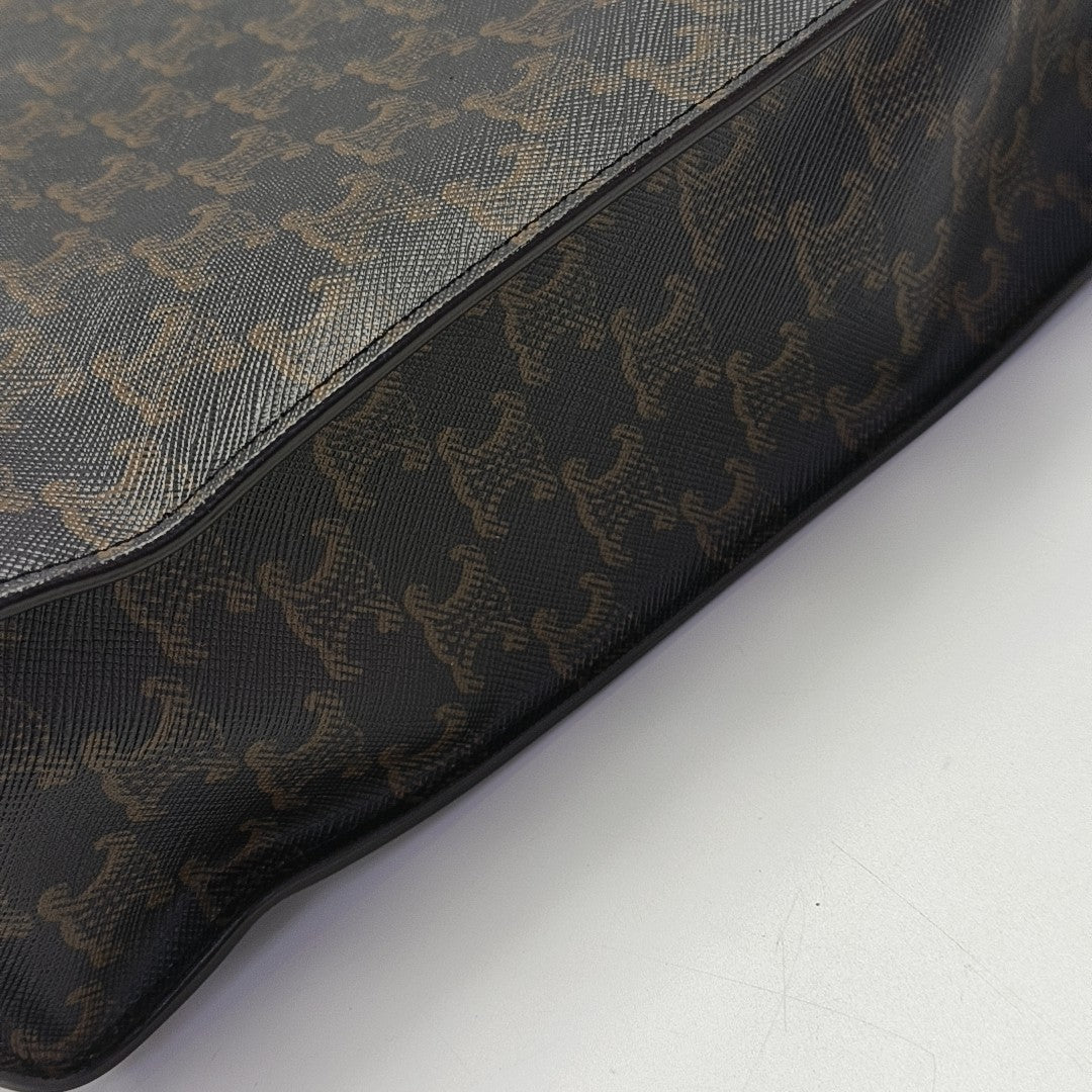 CABAS CELINE Small Coated Canvas Brown