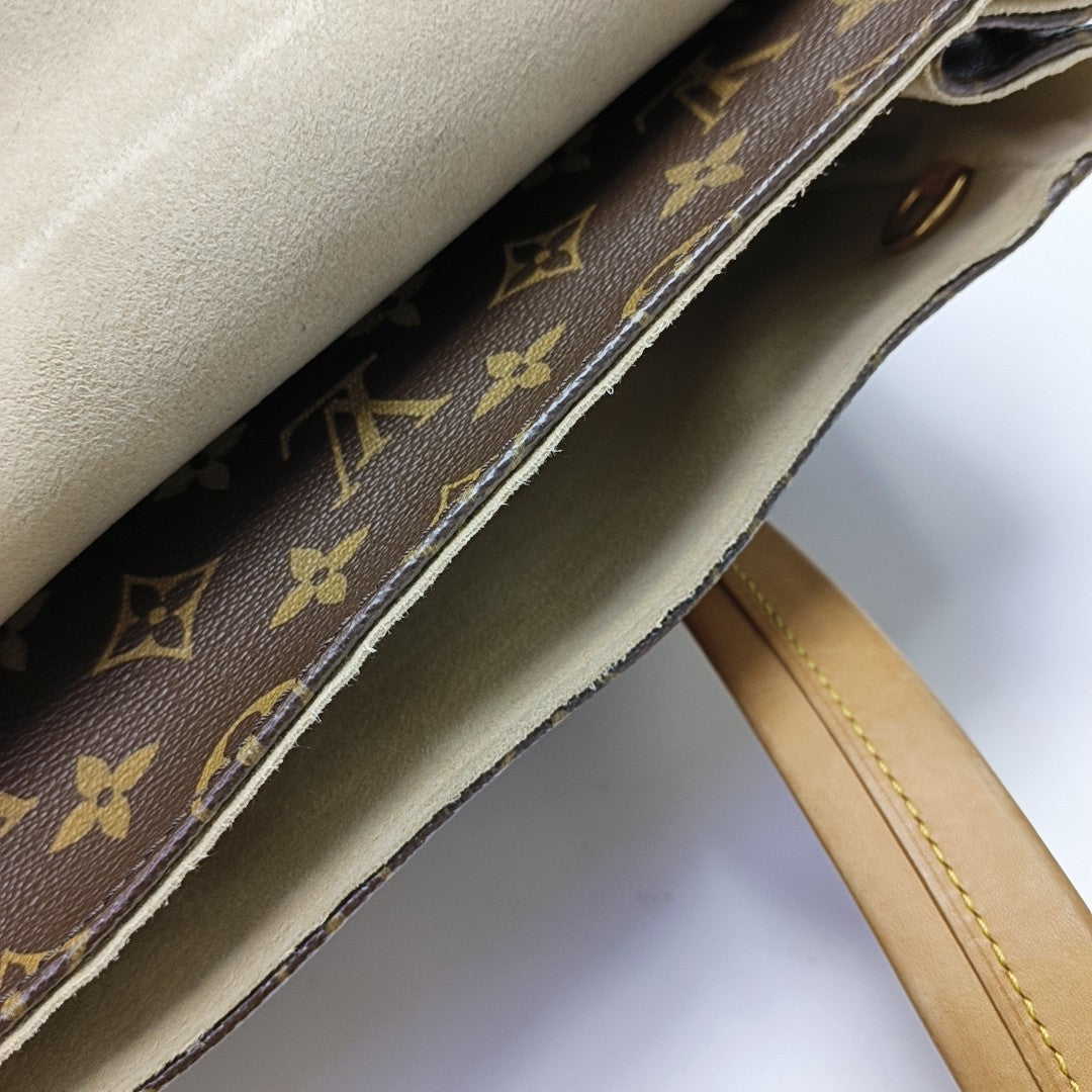 BEVERLY GM Monogram Coated Canvas Brown