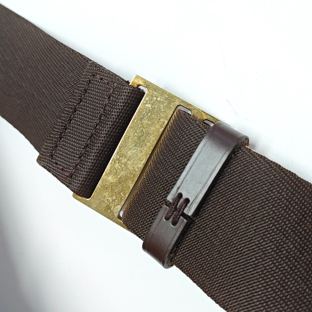 GÉRONIMOS Damier Ebene Coated Canvas Brown