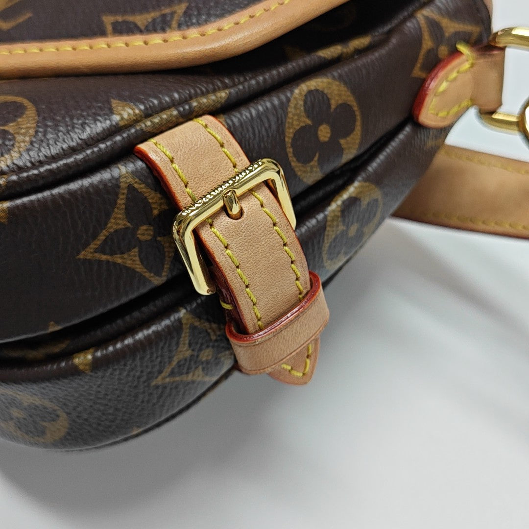 SAUMUR BB Monogram Coated Canvas Brown