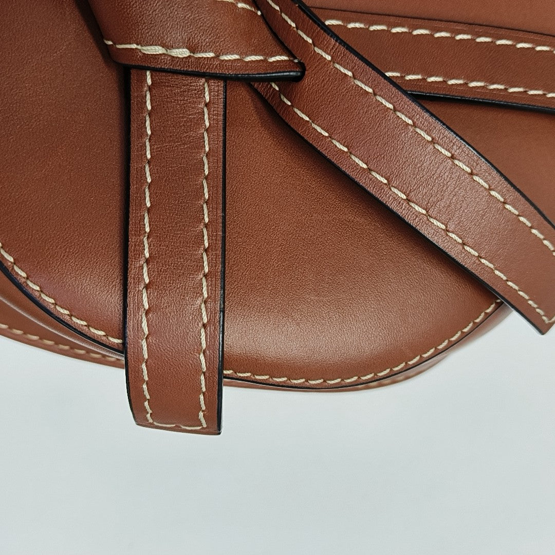 Gate Small Calfskin Brown