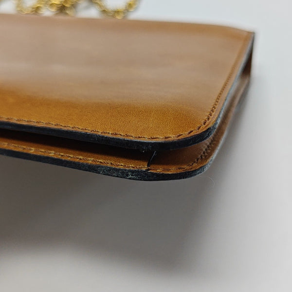 Calfskin Shoulder Bag Brown