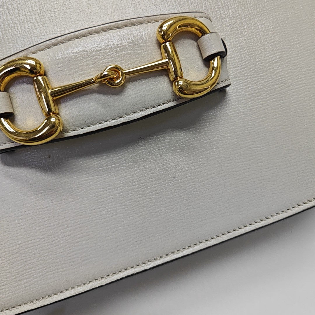Horsebit 1955 Small Calfskin White