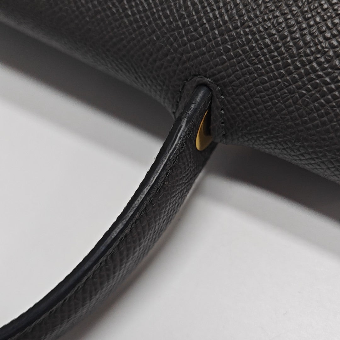 BELT Mini Calfskin Gray