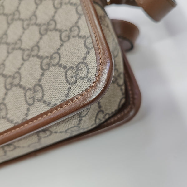 Bree Monogram Coated Canvas Beige