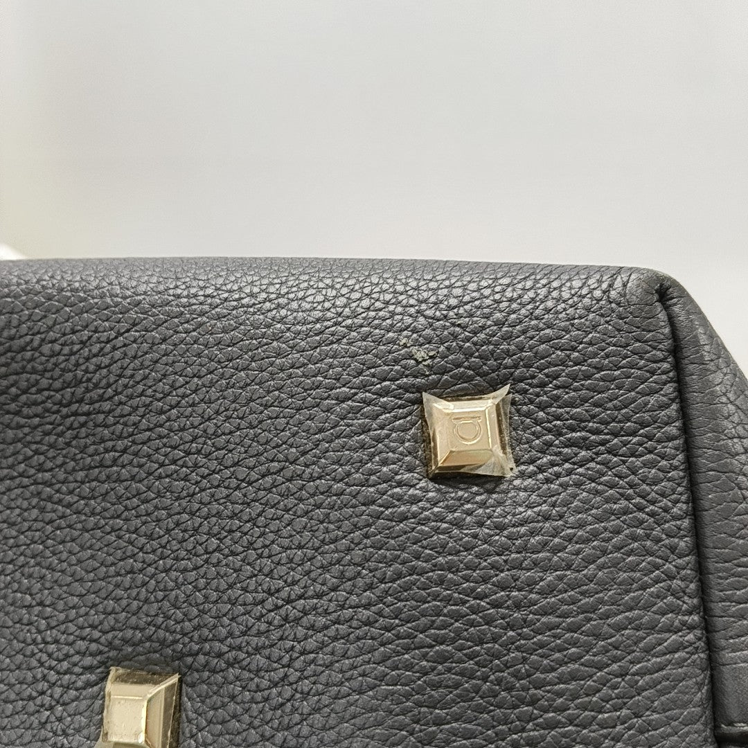 Ferragamo Studio Calfskin Gray