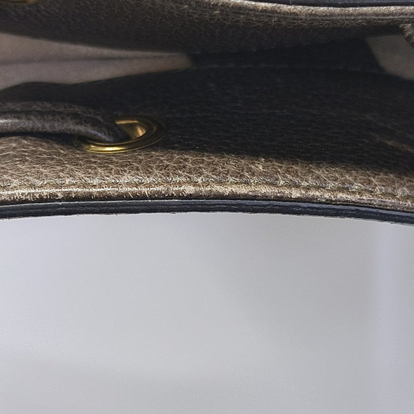 Ophidia Mini Monogram Coated Canvas Beige