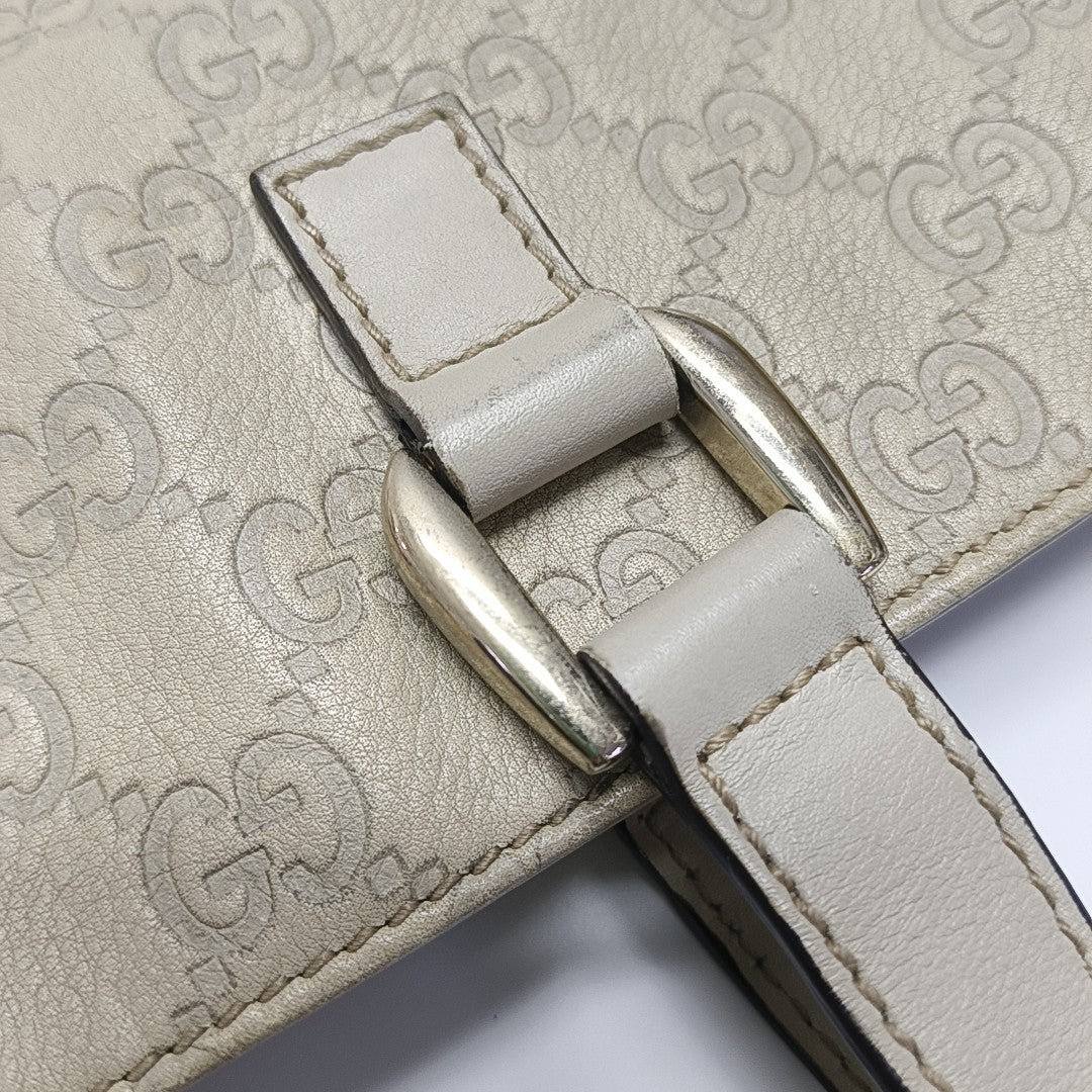 Ligne Shima Monogram Calfskin Beige