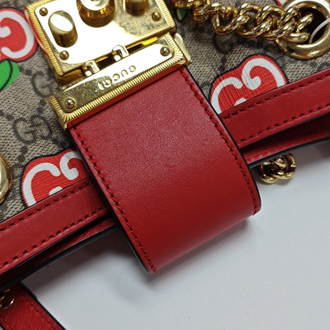 Padlock Small Monogram Coated Canvas Multicolor