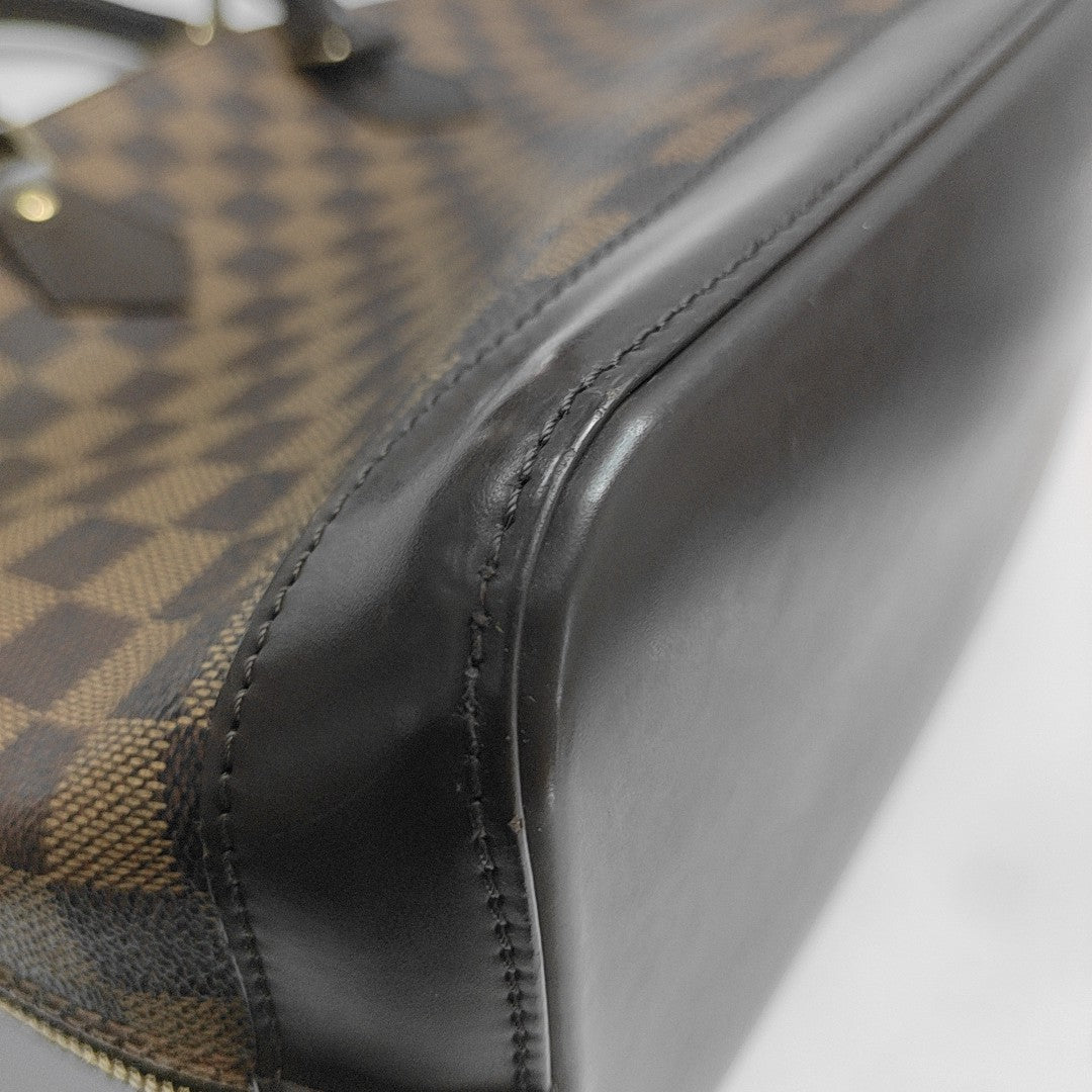 ALMA PM Damier Ebene Coated Canvas Brown
