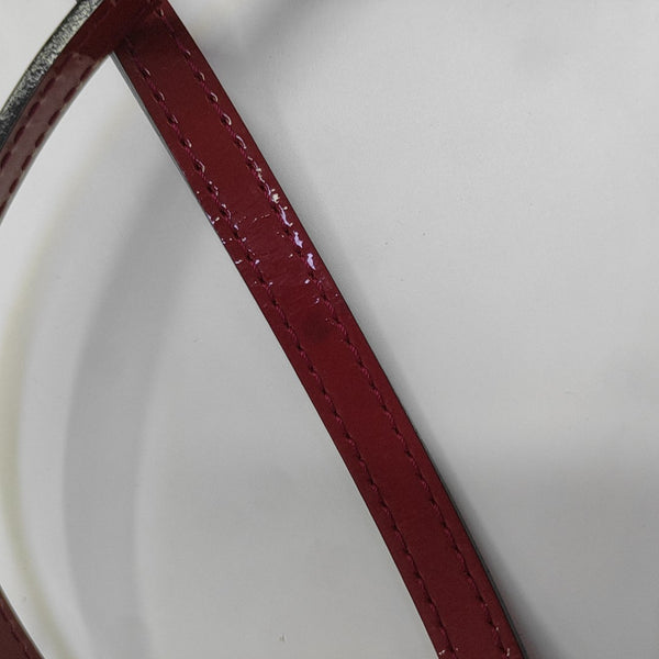 ALMA BB Monogram Patent Leather Red