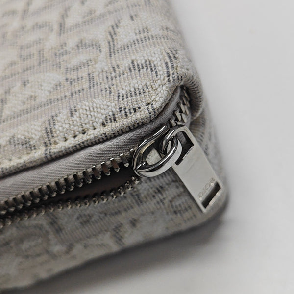 Oblique Canvas Shoulder Bag White