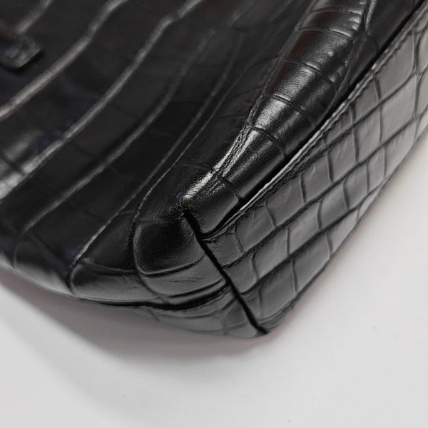 Calfskin Shoulder Bag Black