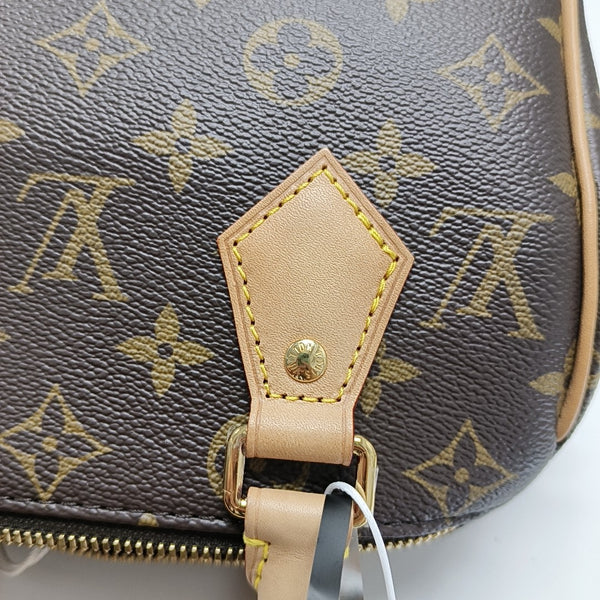 SPEEDY 20 Monogram Coated Canvas Brown