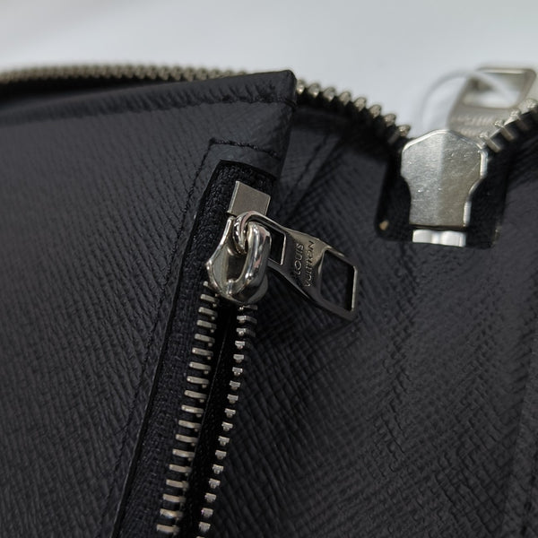 ZIPPY Damier Graphite Coated Canvas Gray