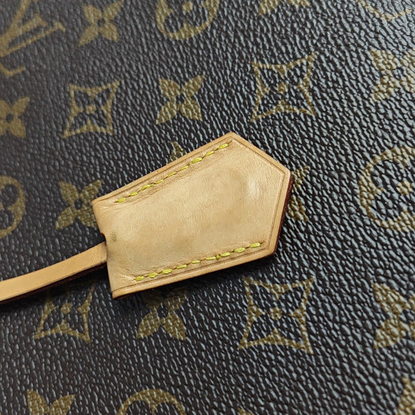 CLUNY BB Monogram Coated Canvas Brown