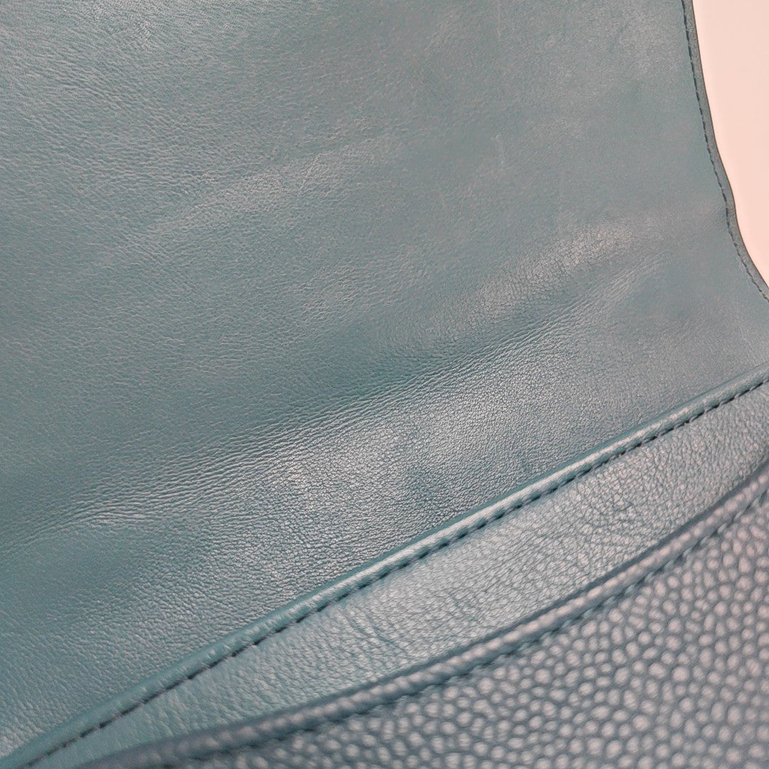 Quilted Calfskin Blue