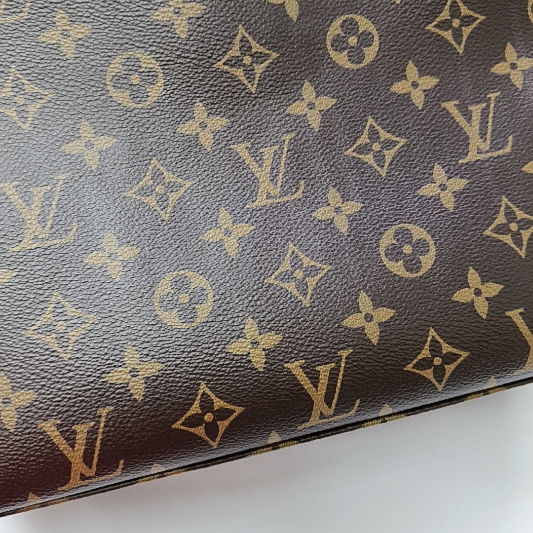 PALAIS PM Monogram Coated Canvas Brown