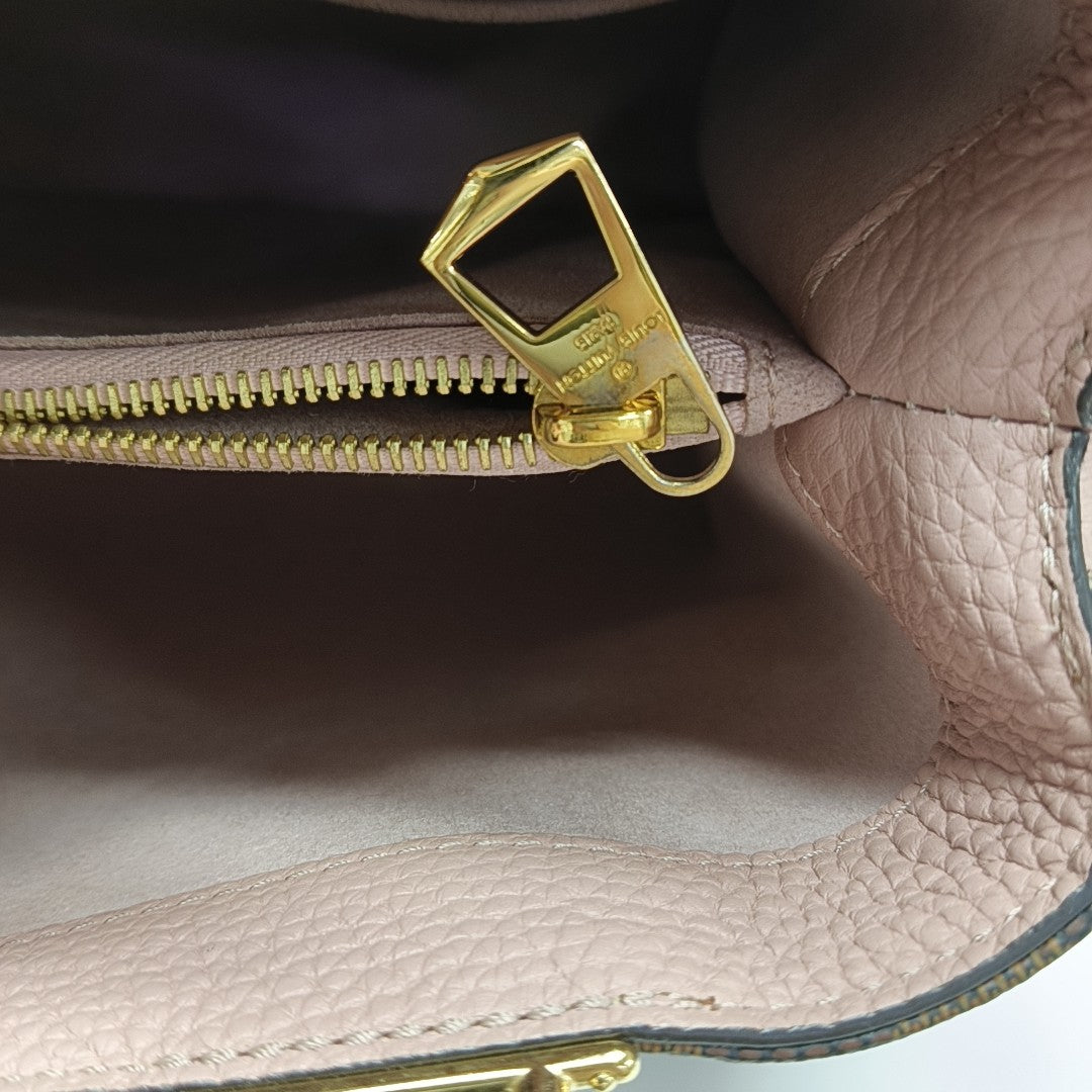 BRITTANY BB Damier Ebene Coated Canvas Brown