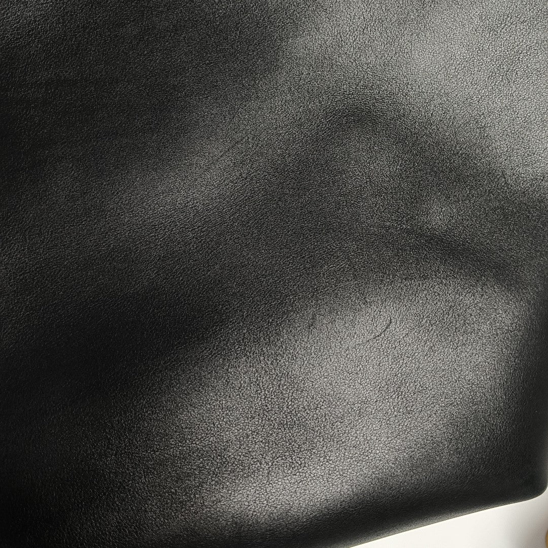 Calfskin Tote Bag Large Black