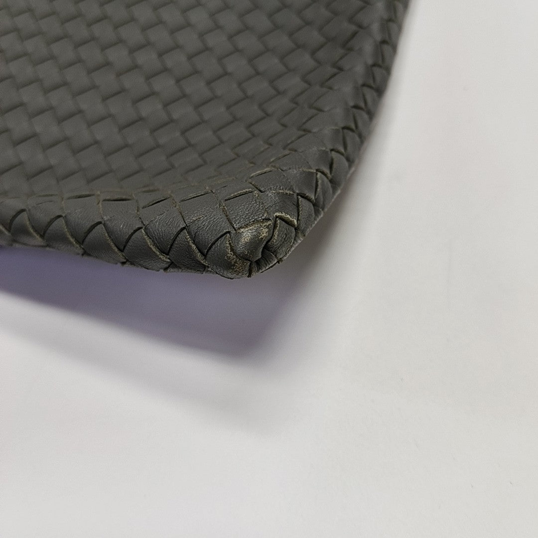 Lambskin Clutch Gray