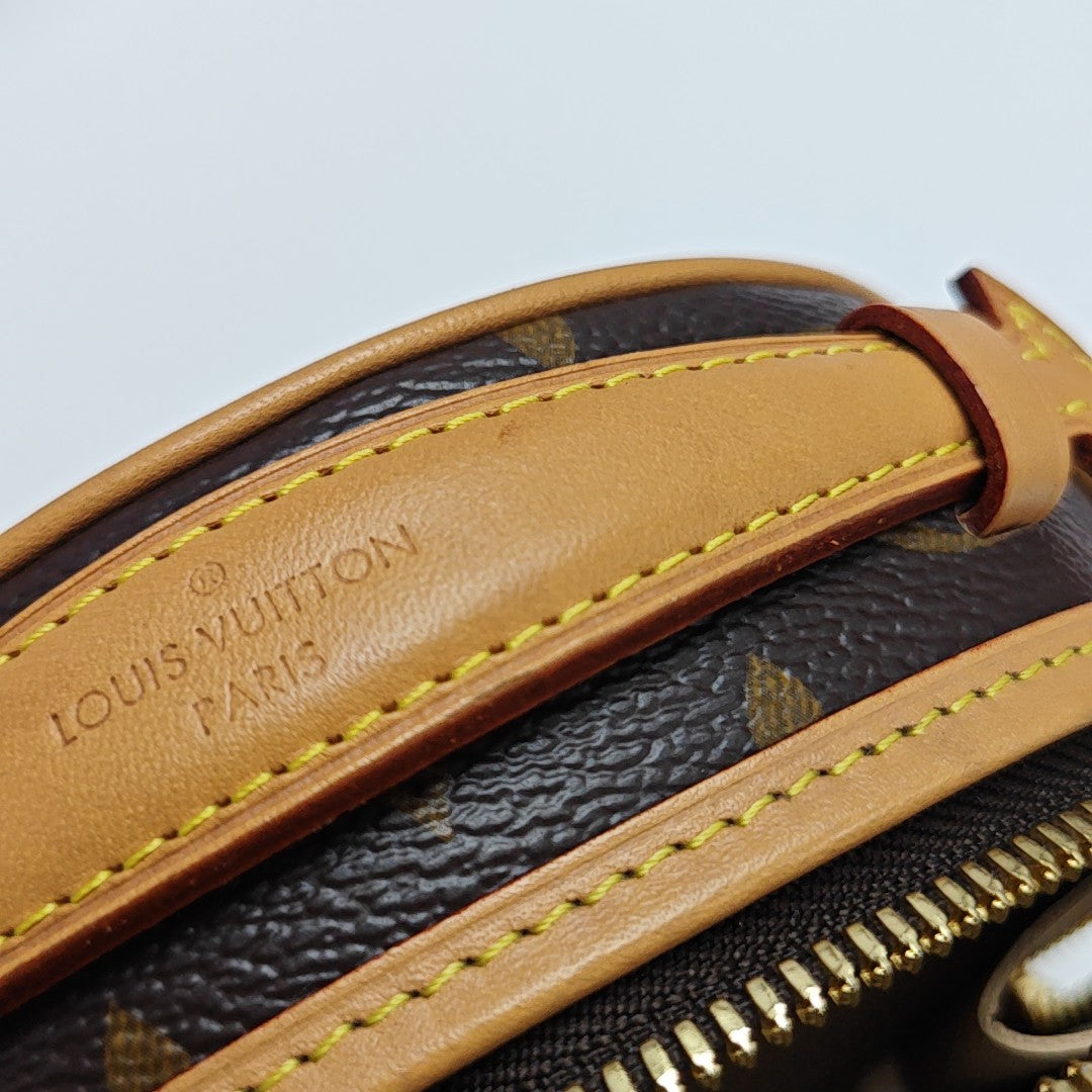 BOITE CHAPEAU Mini Monogram Coated Canvas Brown