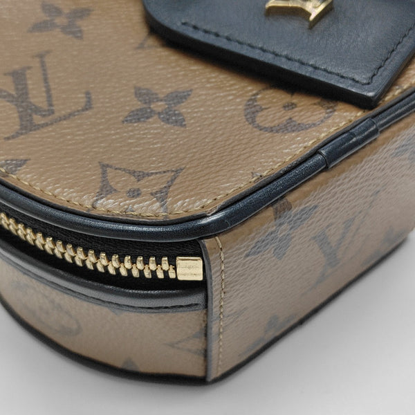 BOITE CHAPEAU Mini Monogram Coated Canvas Brown