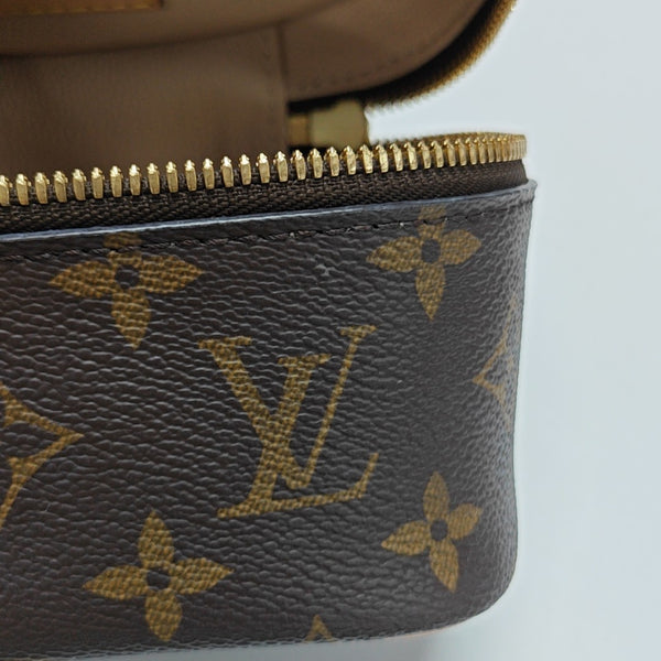 NICE Super Mini Monogram Coated Canvas Brown