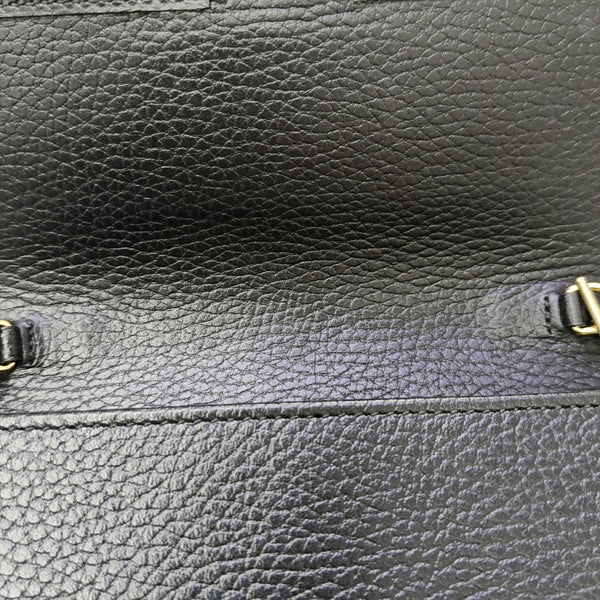 Interlocking G Small Calfskin Black