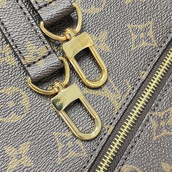 MÉTIS MM Monogram Coated Canvas Brown