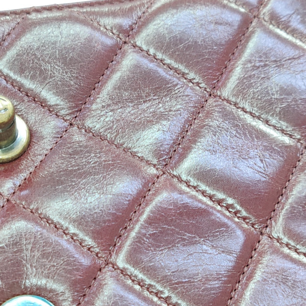 PREFECT EDGE Quilted Calfskin Red