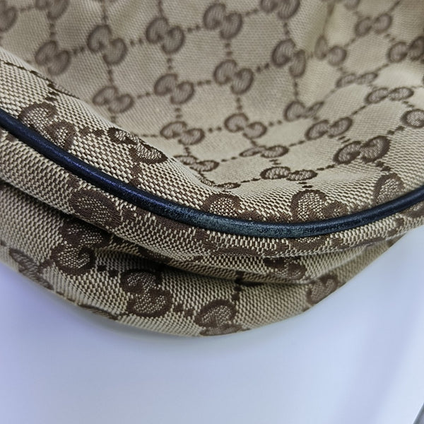 Monogram Canvas Top Handle Bag Brown