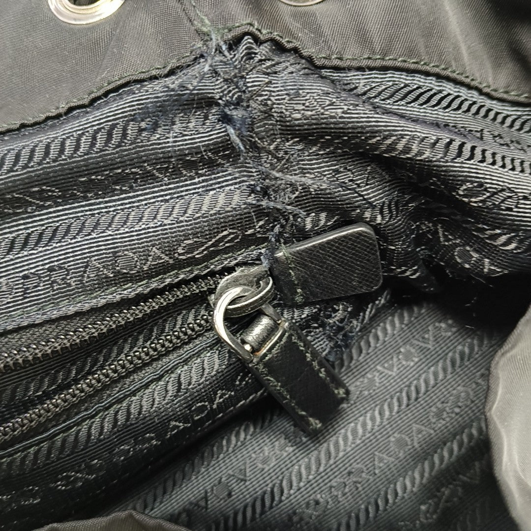 Nylon Backpack Black