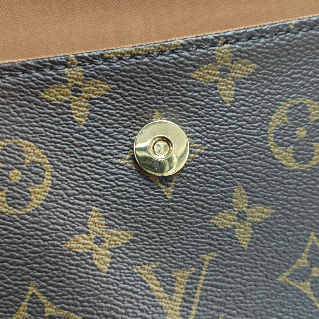 IVY Monogram Coated Canvas Brown