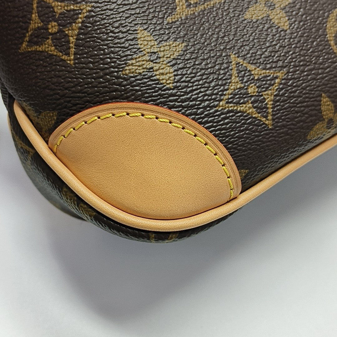 BOULOGNE Nano Monogram Coated Canvas Brown