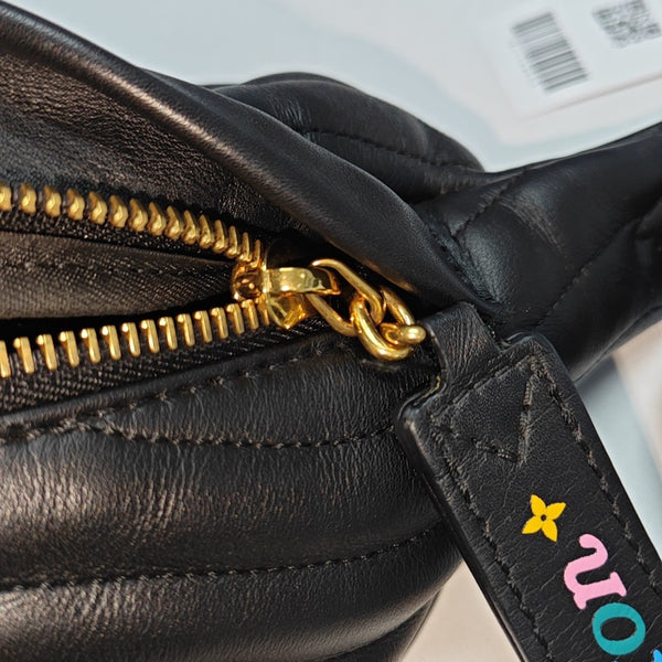 NEW WAVE Quilted Calfskin Black