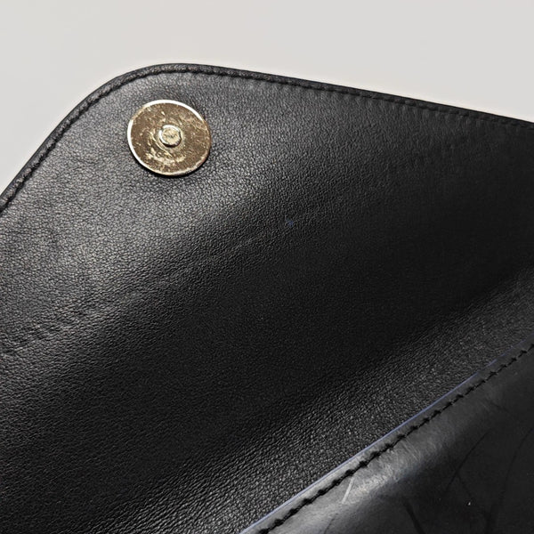 Calfskin Clutch Black