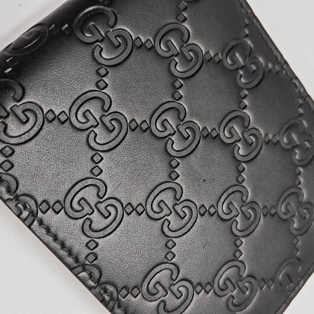 Monogram Calfskin Wallet Black