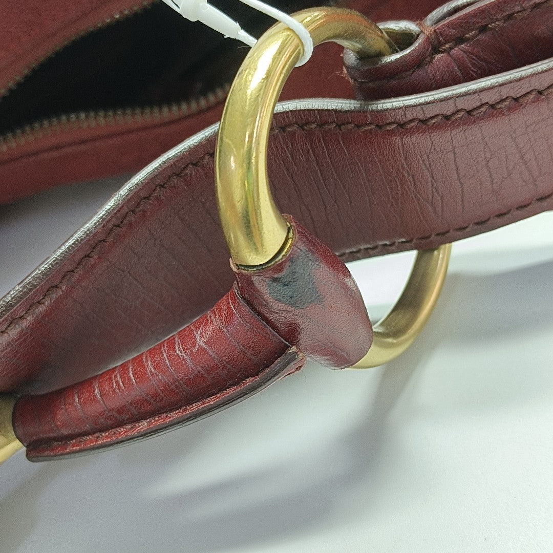 Monogram Canvas Top Handle Bag Red