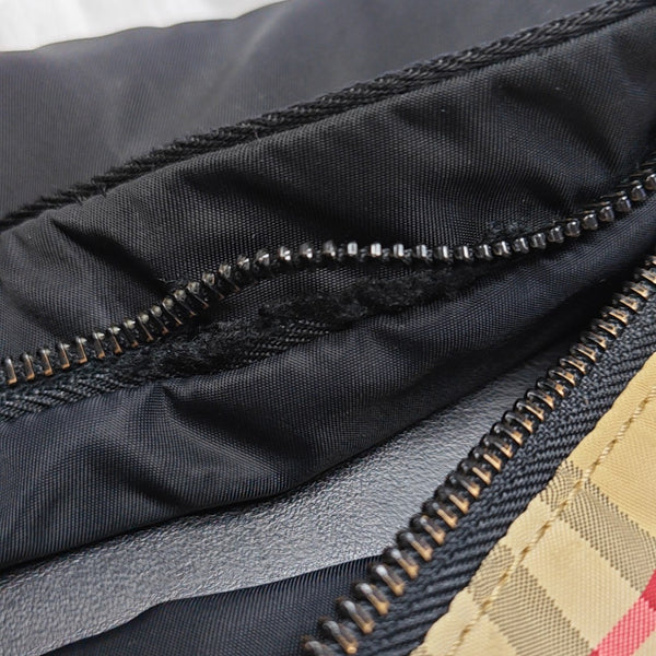 Fabric Belt Bag Brown