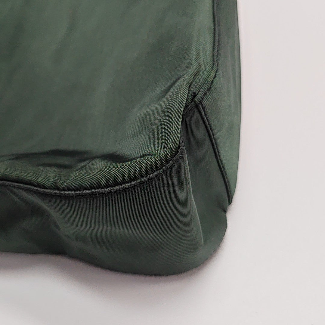 Nylon Shoulder Bag Green