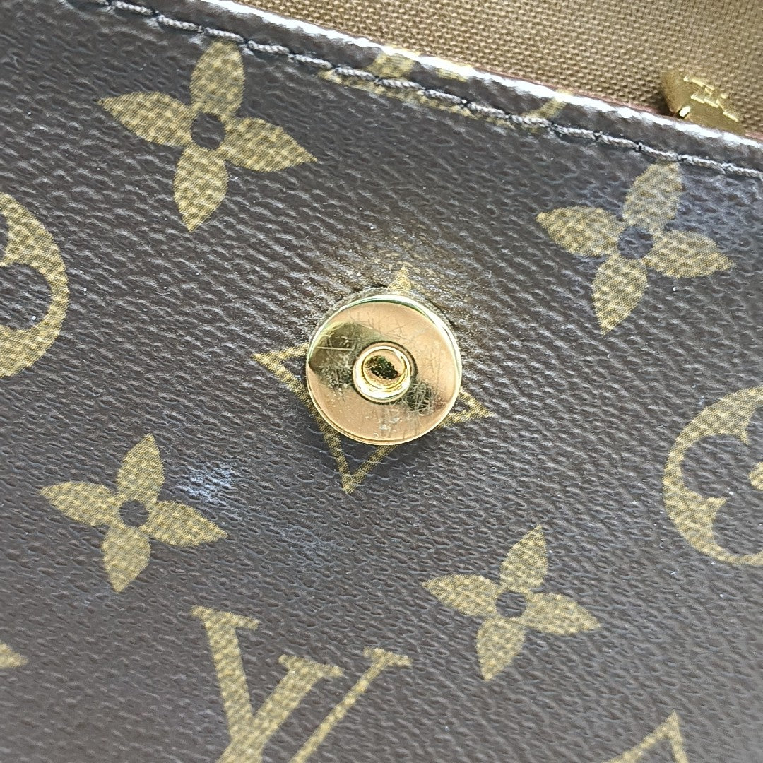 IVY Monogram Coated Canvas Brown