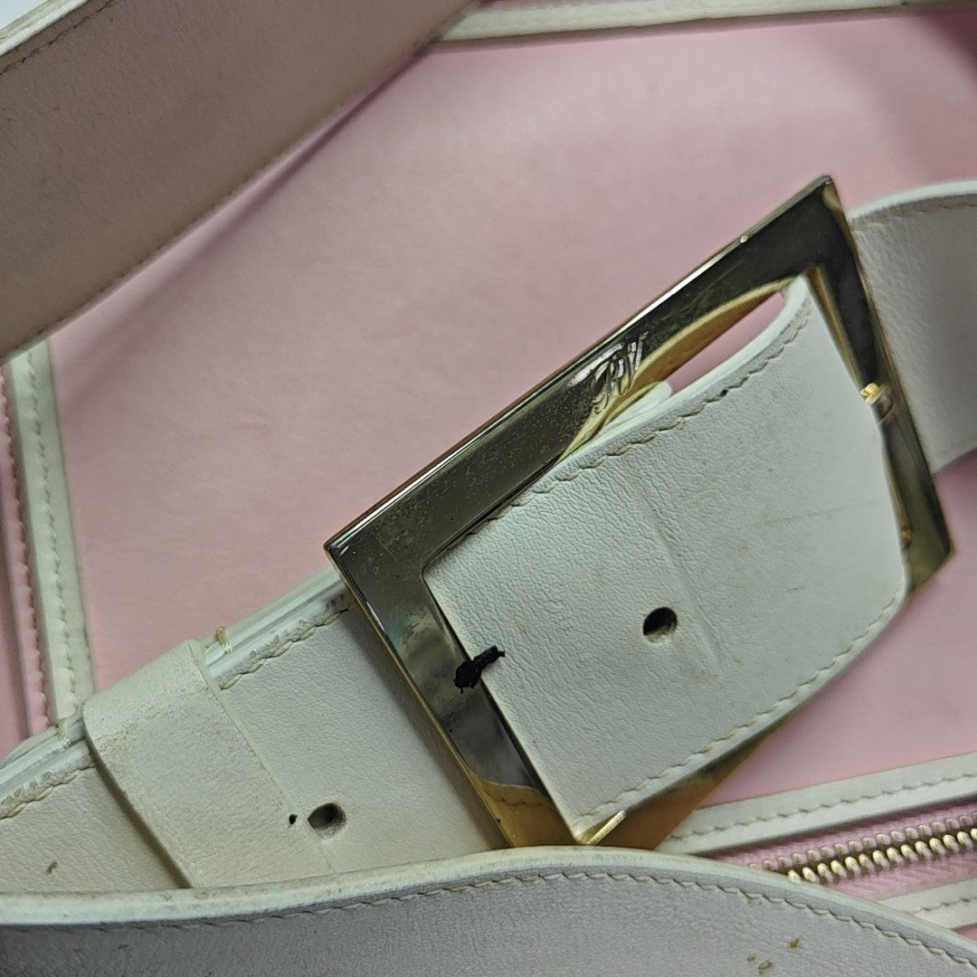 Leather Shoulder Bag Pink