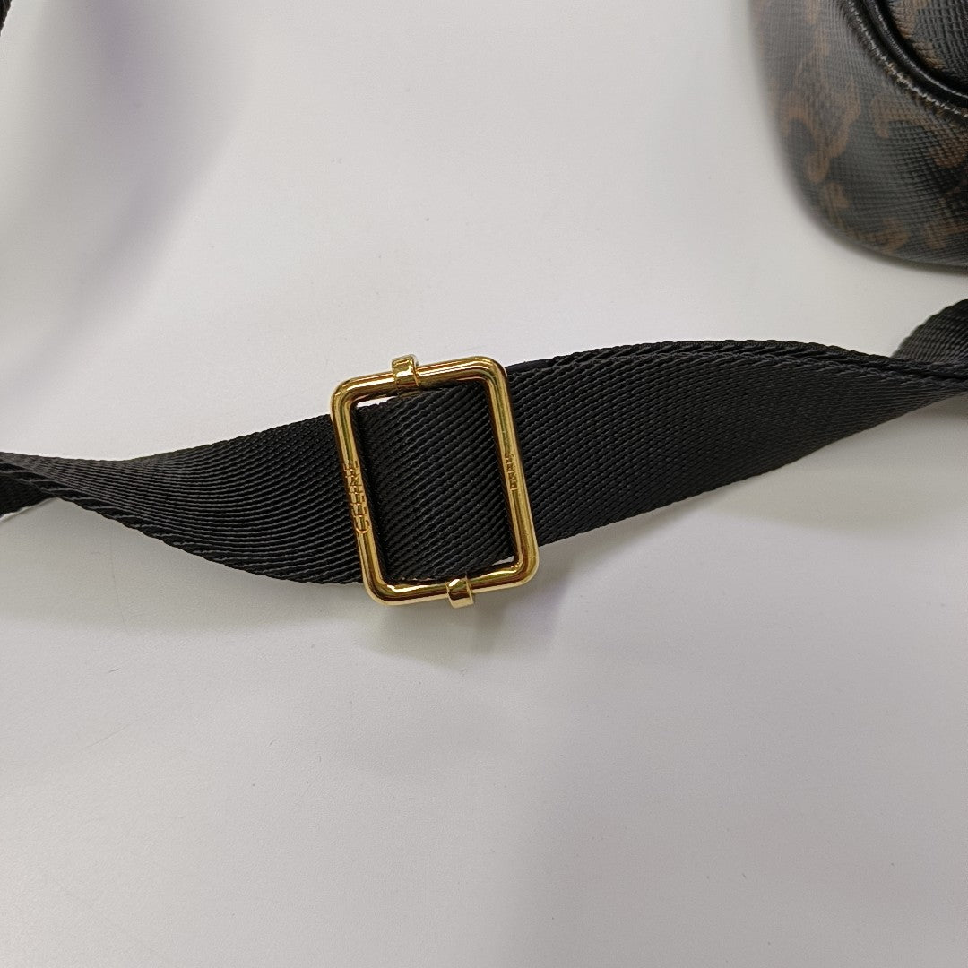 TRIOMPHE CANVAS Mini Coated Canvas Black